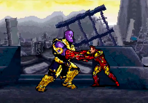 ARTISTA RECRIA BATALHA FINAL DE VINGADORES COMO UMA ANIMAÇÃO EM 16-BITS!