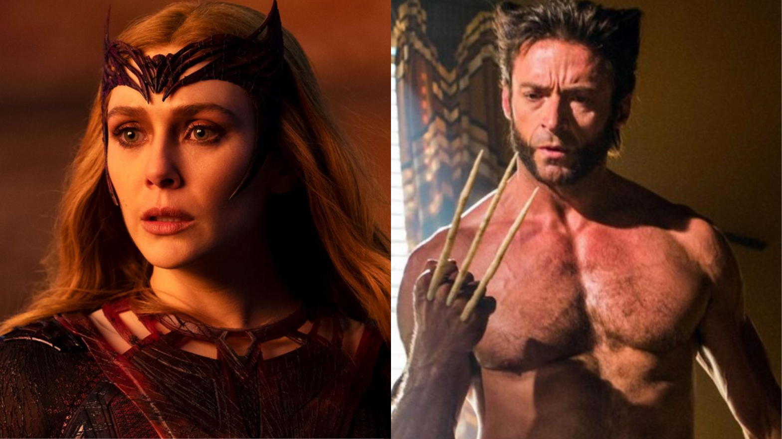 Elizabeth Olsen quer parceria com Hugh Jackman no MCU