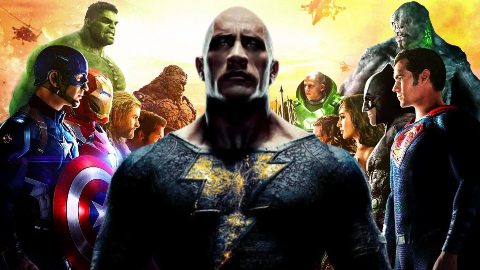 Dwayne Johnson quer crossover entre Marvel e DC, e nega guerra entre os estúdios