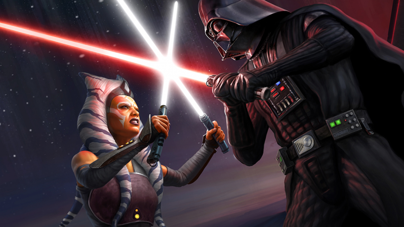 Segundo site, Ahsoka terá múltiplas lutas contra Darth Vader em sua série